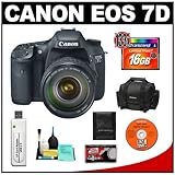 Canon EOS 7D Digital SLR Camera with EF 28-135mm IS USM Zoom Lens Outfit +  ....