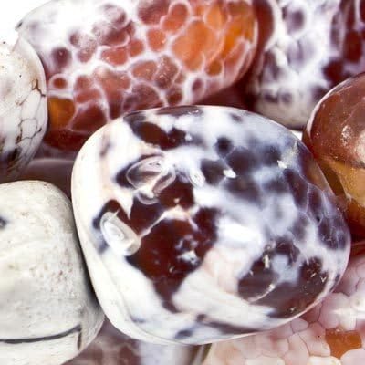 15mm Fire Agate Plain Nugget Beads, 16 inch strand