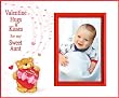 Hugs & Kisses for My Sweet Aunt Valentine Picture Frame Gift