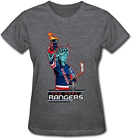 2015 NHL Playoffs NY Rangers Lady T Shirts DeepHeather Size XS
