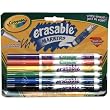 Crayola Eraseable Markers 6 Assorted Colors (2 Pack)