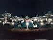 Nighttime View, Grand Court at Omaha's Trans-Mississippi Expo, 1898 - Exceptional 16" x 20" print of vintage color photochrome from the Library of Congress Collection