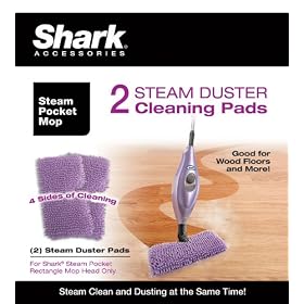 Euro-Pro Shark XT3501SD Steam Duster Microfiber Cleaning Pads, Set of 2
