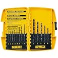 DEWALT DW1163 13 Piece Black Oxide Split Point Twist Drill Bit Assortment