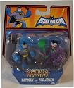 DC Batman Brave and the Bold Action League Mini Figure 2Pack Batman Vs. The Joker