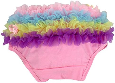 DanDe Cute Baby Girls Pettiskirt Ruffle Panties Briefs Bloomer Tutu Diaper Cover for 0-9M