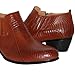 SHOE ARTISTS Bossman Brown 2 Inch Cuban Heel Ankle Boot