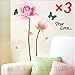 DIY Flower Butterfly Wall Sticker Decals LW966