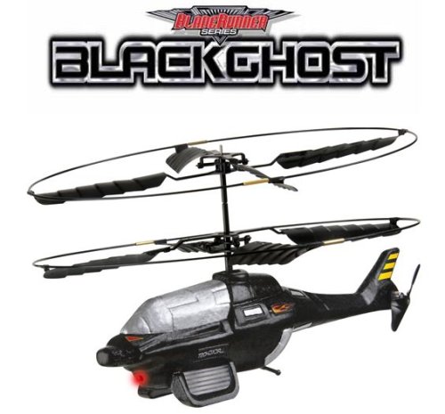 Childrens Toyshop  Toys : Bladerunner Black Ghost Indoor Helicopter