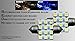 2pcs DE3021 31mm LED Car doom Light Bulbs 12SMD Car Lamp Festoon Blue Bulbs cool