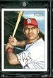 2007 Bowman Heritage # 50 Albert Pujols - St. Louis Cardinals - Baseball Card in a Protective Display Case