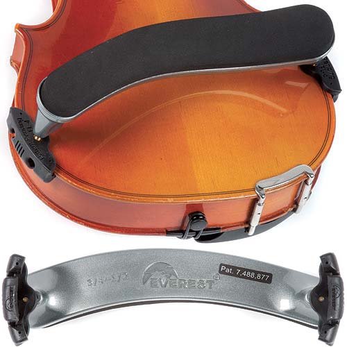 Everest Silver ES Series 3/4-1/2 Violin Adjustable Shoulder Rest