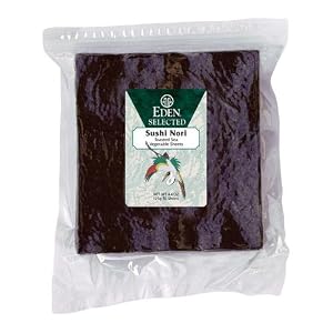 Eden Foods Sushi Nori (50 toasted sheets) by Eden Foods