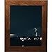 Craig Frames FM26DKW 12 by 16-Inch Picture Frame, Smooth Wrap Finish, 1.26-Inch Wide, Dark Brown