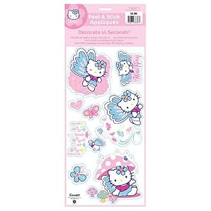 oomMates RMK0050SS Hello Kitty Peel & Stick Single Sheet