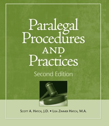 Paralegal Procedures and Practices