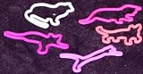 12/Pk Top Trenz Cats Glow in the Dark Rubber Bands