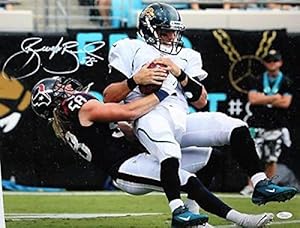 Brooks Reed Autographed Photograph - 16x20 Jaguars QB Sack W - JSA Certified - Autographed NFL Photos