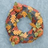 Halloween Handcut Metal Fall Door Wreath