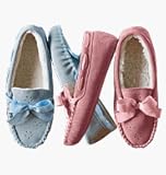 Avon Pastel Moccasin Slippers