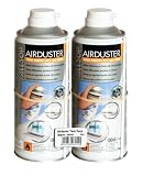 Produkt-Bild: Allsop 06242 Air Duster Twin Pack Druckluft-Reiniger zur Reinigung von elektronischen Ger&auml;ten (2x 400ml)