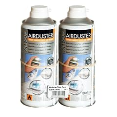 Allsop 06242 Air Duster Twin Pack Druckluft-Reiniger zur Reinigung von elektronischen Ger�ten (2x 400ml)