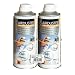 Allsop 06242 Air Duster Twin Pack Druckluft-Reiniger zur Reinigung von elektronischen Ger�ten (2x 400ml)