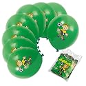 8 Luftballons * FUSSBALL - FRITZ FLANKE * von Lutz Mauder // 66010 // Kinder Kindergeburtstag Geburtstag Einladung Kinderparty Party Jungs Fussballjungs