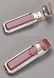 Premium Brown Leather USB Drive 4GB