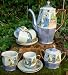 Delicate Japanese Porcelain Four Setting Coffee Service