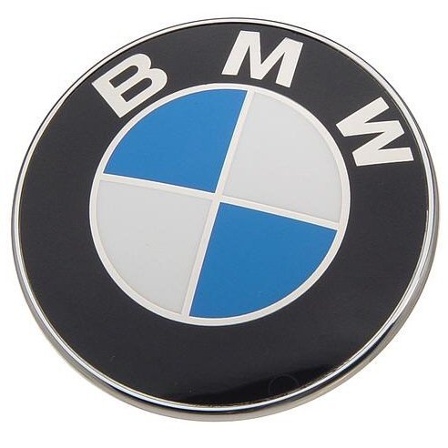 OEM BMW TRUNK HOOD TRUNK EMBLEM ROUNDEL LOGO 82 mm