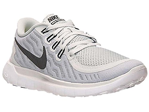 Nike Womens Free 5.0 Running Shoe Pure Platinum/Wolf Grey/Cool Grey/Black 7