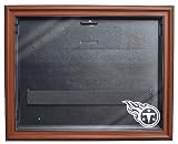 NFL Tennessee Titans Removable Face Jersey Display, Brown