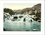 Sebenico lower falls of the Kerka Dalmatia Austro-Hungary, c. 1890s, (L) Library Image