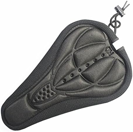 Calsee Cycling Bike Bicycle 3D Sponge Cushion Soft Pad Saddle Seat Cover (Black)