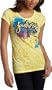 Southpole Junior's Paint Splatter Logo Tee,Baby Yellow,Large