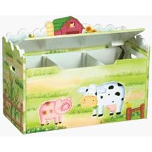 Little Farm House Storage Bench Toy Box
