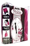 Mutt Mitt Pinkies Pink  Black 100% Degradable Dog Waste Pick Up Bag, 100ct
