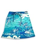Kyds - Girls Drawstring Waist Skirt, Blue Turquoise