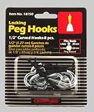 Lehigh Group/Crawford #18150 8PK1/8 1/2Cur Peg Hook
