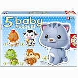 Educa 5 Baby Puzzles Animals