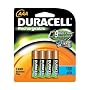 Duracell DC2400B4N Rechargeable Batteries, NiMH, AAA Size, 4-Count Packages (Pack of 2)