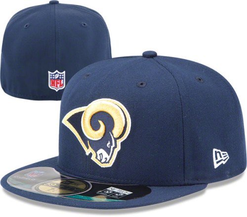 New Era NFL Authentic On Field ST. LOUIS RAMS 59FIFTY Game Cap (7 1/8)