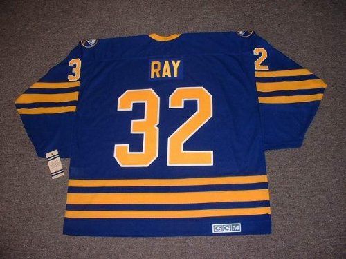 Buy ROB RAY Buffalo Sabres 1992 CCM Vintage Throwback Away Hockey Jersey
