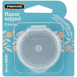 Fiskars 45mm Rotary Cutter Blades, 5-Pack