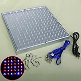225 LED Red and Blue Hydroponic Plant Grow Light Lamp Panel - US Plug - Worldwide