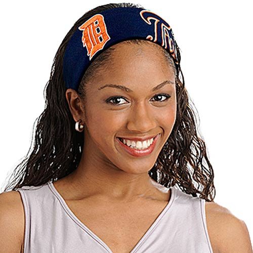 Detroit Tigers Ladies Navy Blue FanBand Jersey Headband