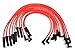 Mallory 611 Pro Wire Set 8mm Red Silicone Jacket Black Plug Boots Pro Wire Set