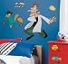 Agent P (Perry Platypus) & Dr. Doofenshmirtz - Phineas & Ferb Peel & Stick Giant Wall Mural Appliques