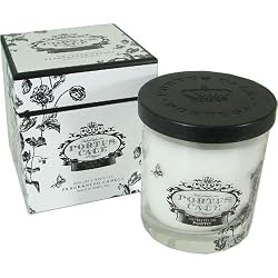 Pink Lily and White Tea Portus Cale Castelbel Boxed Transferware Glass Jar Candle